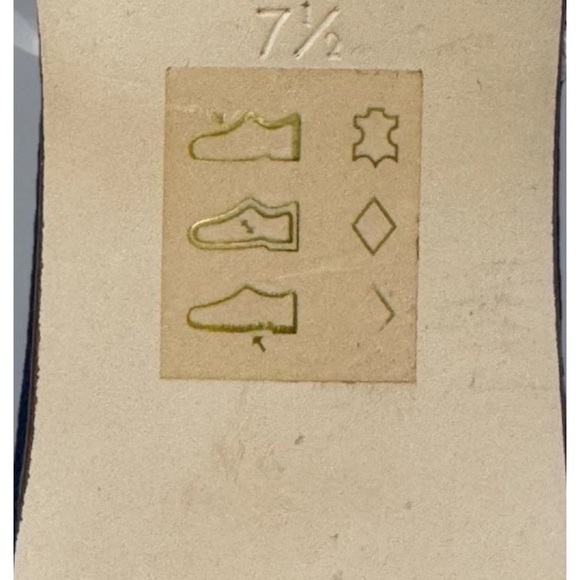 J Crew Leather Sandals Sz 7.5 Cora Criss Cross Patriotic 4th Of July Nautical - Picture 6 of 9